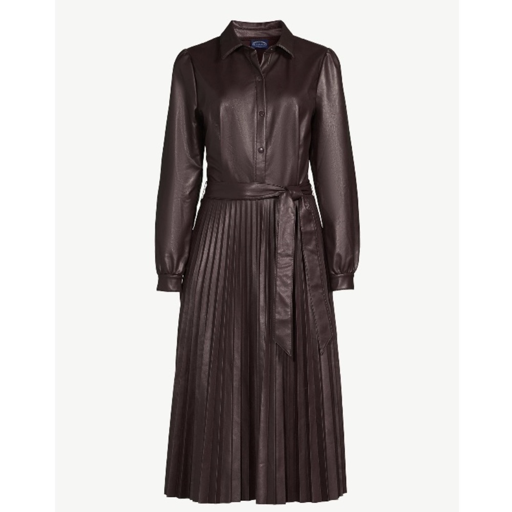 Elegant Brown Midi Dress